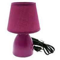 Светильник настольный Camelion KD-401 220В Е14 40Вт Фиолетовый картинка 